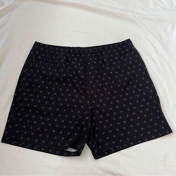 Chubbies 5.5” inseam XXL men swim trunks with liner American flag black stars - Picture 2 of 7